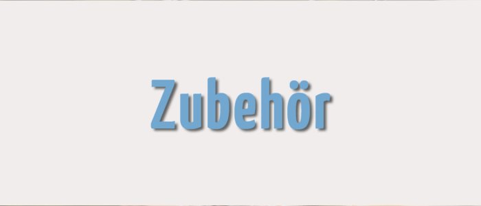 Kategoriebild zu Zubehör