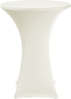 Stehtischbezug Ø 80 cm ecru