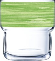 Glasserie "Brush" 220ml Grün 220ml
