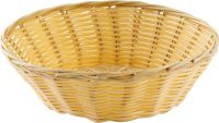 Korb leichte Ausführung, beige rund 20x7cm