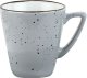 Porzellanserie "Granja" grau Tasse obere Kaffee Grande (2)