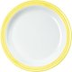 Teller flach "Colour" Ø19,5cm Melamin  gelb ()