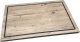 Buffetplatte Holzoptik mit Saftrille ()