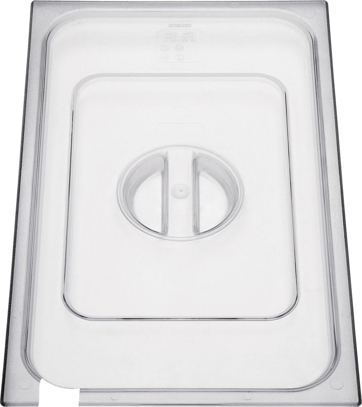 GN-Deckel mit Löffelausschnitt Polycarbonat für 1/4 (1)
