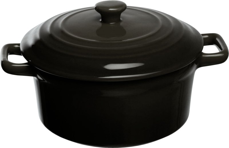 Mini-Casserole "Lexa" Ø12,5cm H:6,5cm schwarz (1)