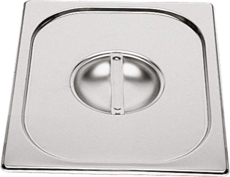 GN-Deckel ohne Löffelausschnitt Edelstahl für 1/9 (1)