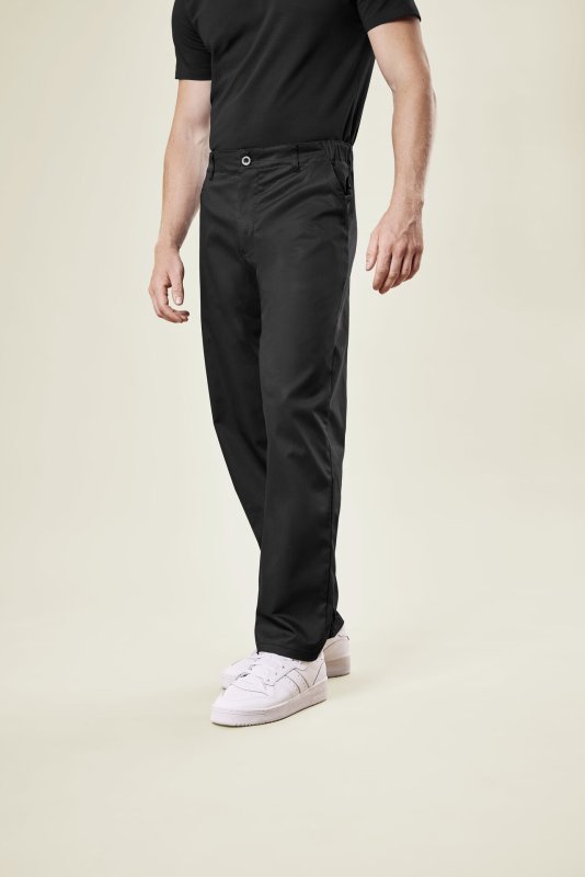 Herren-Hose "Regular-Fit" uni schwarz Größe 44 (3)