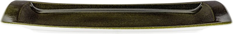 Porzellanserie "Shine" Jungle Platte flach eckig, 36x18cm (1)