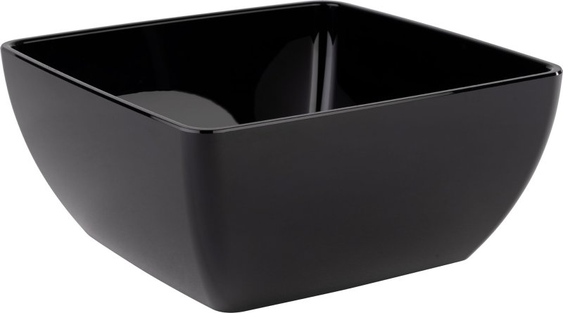 "Friendly" Square Schale, schwarz, 19 x 19 cm, 2,2L (1)